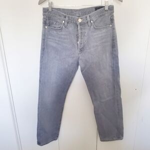 Goldsign womend Jeans gray straight leg high waisted Size 26